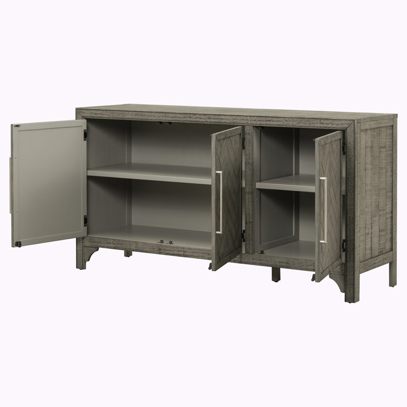 Storage Console Table, Grey