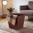 Troy Walnut Storage Cube, Accent Table