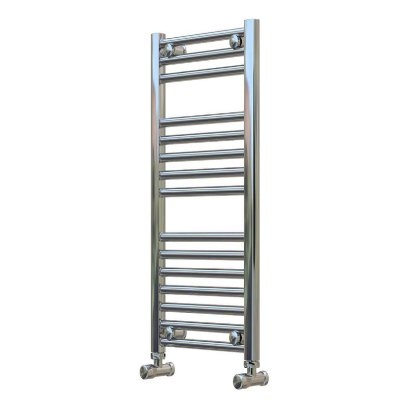 Shavonne Straight Towel Rail Heated Towel Rails, 80cm H x 30cm W x 3cm D, Chorme