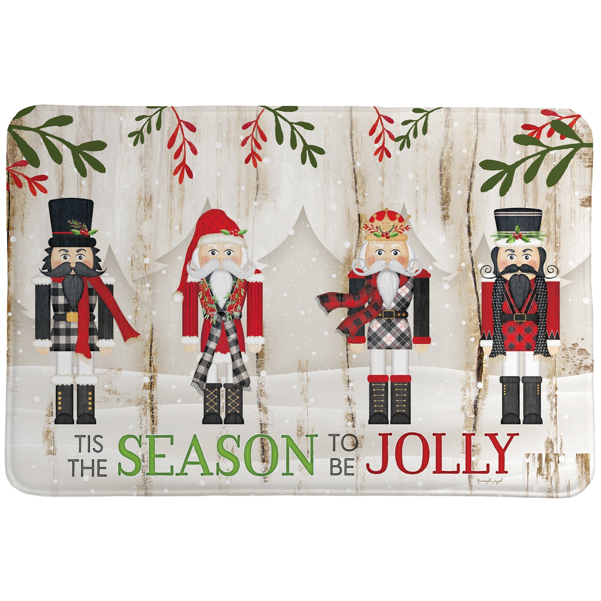 The Holiday Aisle® Bath Rug with Non-Slip Backing