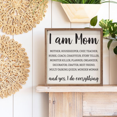 I Am Mom White