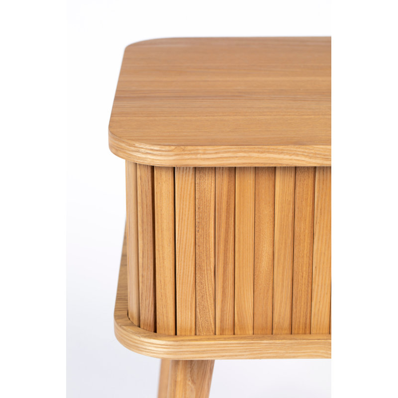 Barbier Solid Wood End Table, Brown, Brown