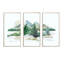 Winter Forest Landscape Nature Scene - Country, ensemble d'art mural sur toile encadré de 3-379959122-379959132