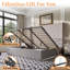 Lit de rangement rembourré relevable-592527227