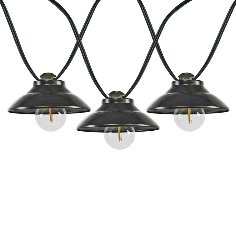Arlmont  Co. Doyne Outdoor 10 Bulb 11'' Plug-in LED Globe String Light  Wayfair