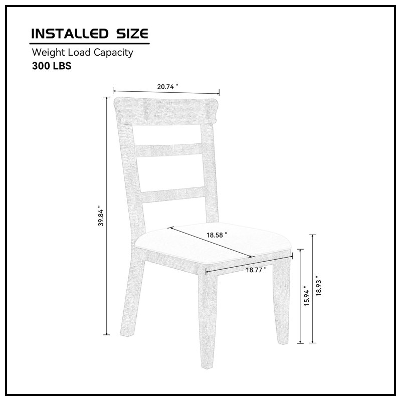 Chaise de salle à manger Ladder