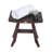 DecoTeak Satori, Teak Shower Stool, Teak Shower Shaving Foot Rest, Teak Shower Shaving Stool, in Woodland Brown-19007264