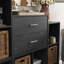 15.7"H 2-Drawer Wooden Storage Bookcase-713895834