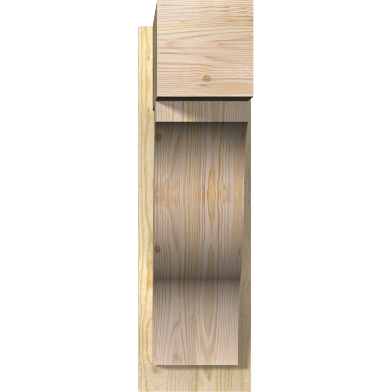 Jeu de blocs Funston, 8" W Douglas Fir (Rough Sawn), P 22 po x H 26 po