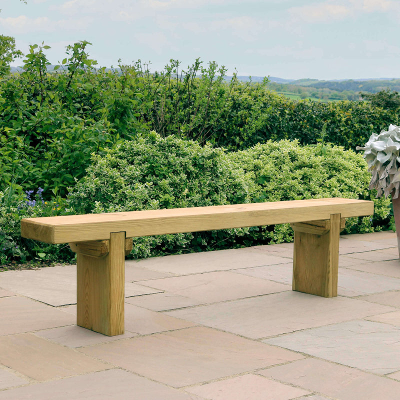 Lakeville Solid Wood Outdoor Bench