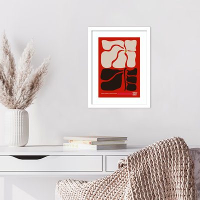 " English Gardens Red " by Frances Collett