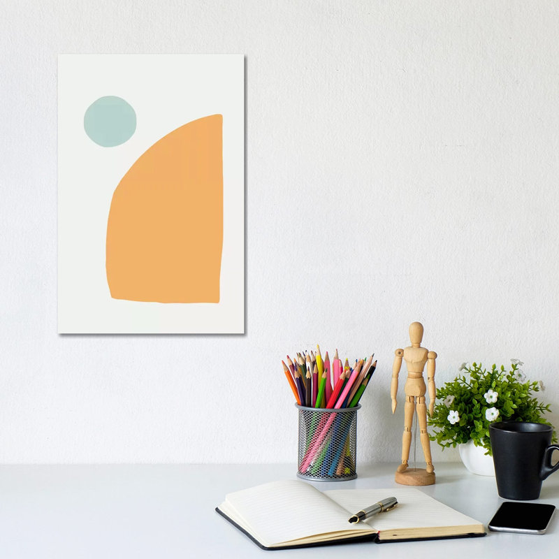 Abstraction III by Nouveau Prints - Wrapped Canvas Gallery-Wrapped Canvas Giclée, 20.32 cm H x 30.48 cm W