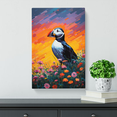 Puffin Colour Field - No Frame Print
