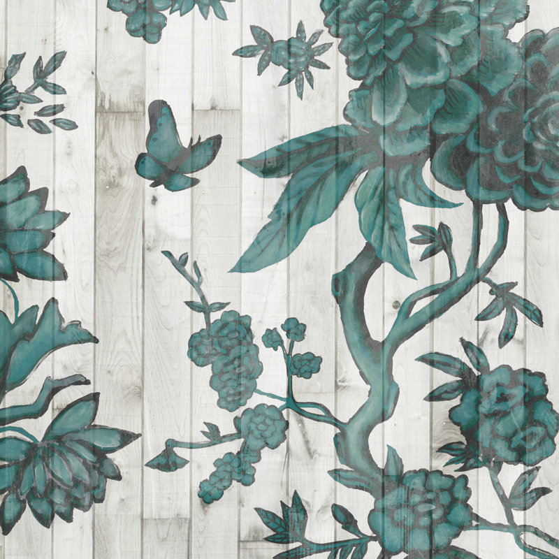 Terra Verde Chinoiserie I, H 36 po x l 36 po x P 1,25 po