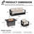 8-Person Modern Aluminum Patio Fire Pit Set, 2 x 3-Seat Sofas & 2 Swivel Chairs with Beige Cushions-481541891