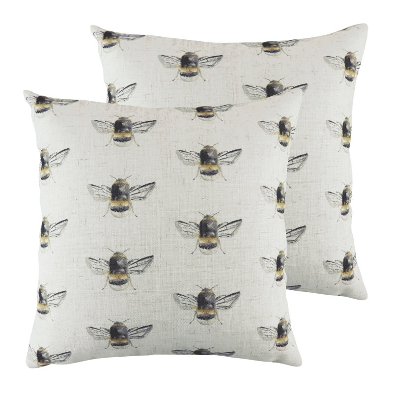Bonin Square Cushion, Polyester/Polyfill