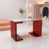 Argent/rouge