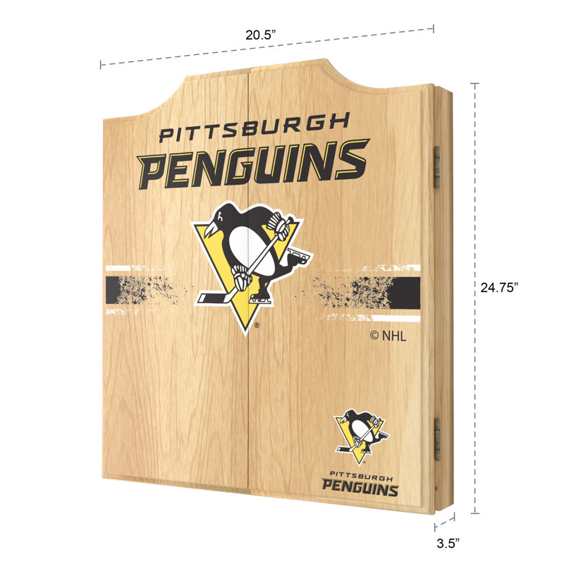 Ensemble de jeu de fléchettes NHL Logo, Pittsburgh Penguins