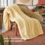 Jeté de lit en flanelle pour fille, couverture douce et confortable 300 g / m² pour dortoir et décoration intérieure, gelato abricot, cadeau toutes saisons-116397902-129598652
