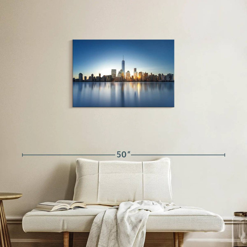 Nicci NYC Skyline Buildings, H 20 po x l 30 po