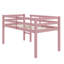 Lit mezzanine simple surélevé avec échelle-2028300187