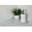 Fanney Triangle Glass Floating Shelf with Adjustable Shelves-1159351242-1159351284