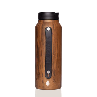 Bouteille d'eau 32 oz à triple paroi en acier inoxydable avec paille