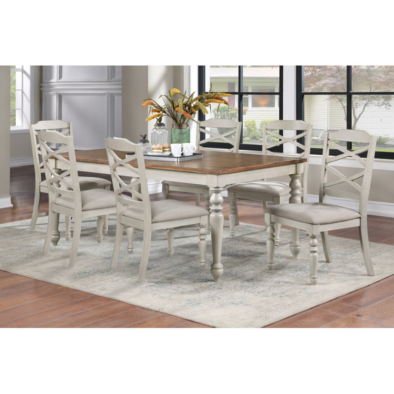  Ensemble de salle à manger Cambra, 7 pièces : table, 6 chaises