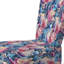 Chaise d'appoint rembourrée à motif cachemire rose et mauve à motif de roses romantiques roses et mauves