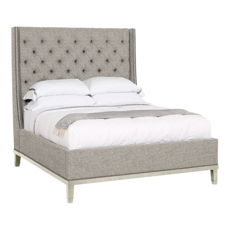 Michael Weiss Queen Upholstered Panel Bed, Impala Storm, Yes, Navajo