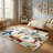 Rug Branch Maverick 4' x 6' (3'11" x 5'10") Cream Airplane Kids Area Rug, Contemporary, Medium Pile, Stain-Resistant Carpet - Playroom, Nursery, Toy Room and Bedroom-934547875