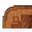Greek Key Mahogany Wood Dining Table