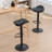 Bar Stools Set Of 2 Adjustable 360° Swivel Counter Height Barstools With Footrest Faux Leather Seat Modern Bar Chair For Kitchen Counter Island-1294347579