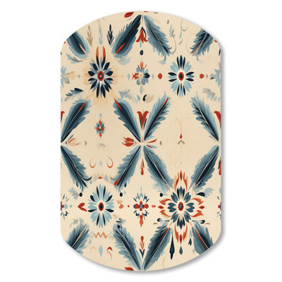 Thorin - Floral Metal Art In Irregular Shape
