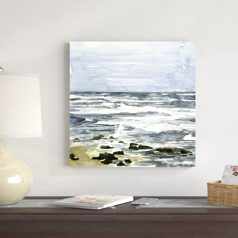 Paysage marin lâche I, H 20 po x l 20 po