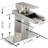 Single-handle Bathroom Faucet with Drain Assembly-61559630