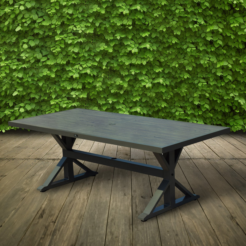 Table de salle à manger aluminium Sleymaun