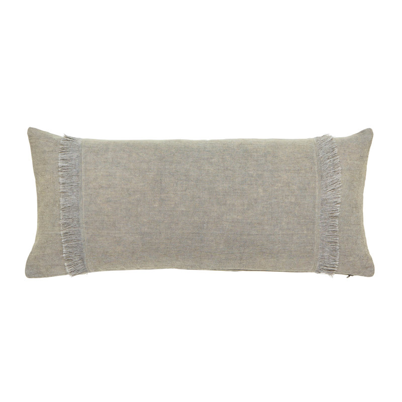 Lir Rectangular Boudoir / Breakfast Cushion, Grey