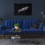 Reproduction d'art sur toile laquée brillante NASA Galaxy - 36 po x 24 po
