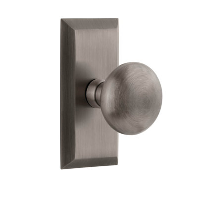 Grandeur Fifth Avenue Short Plate Single Dummy with Fifth Avenue Knob