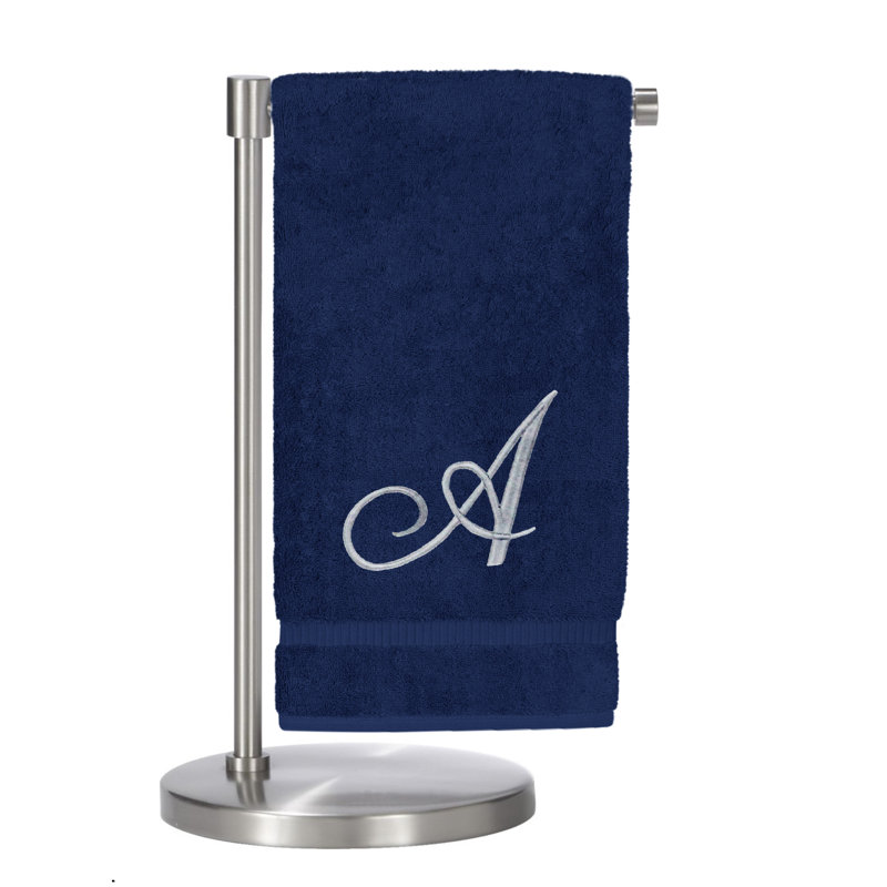 Super Plush Bath Towel, Navy/Silver, A
