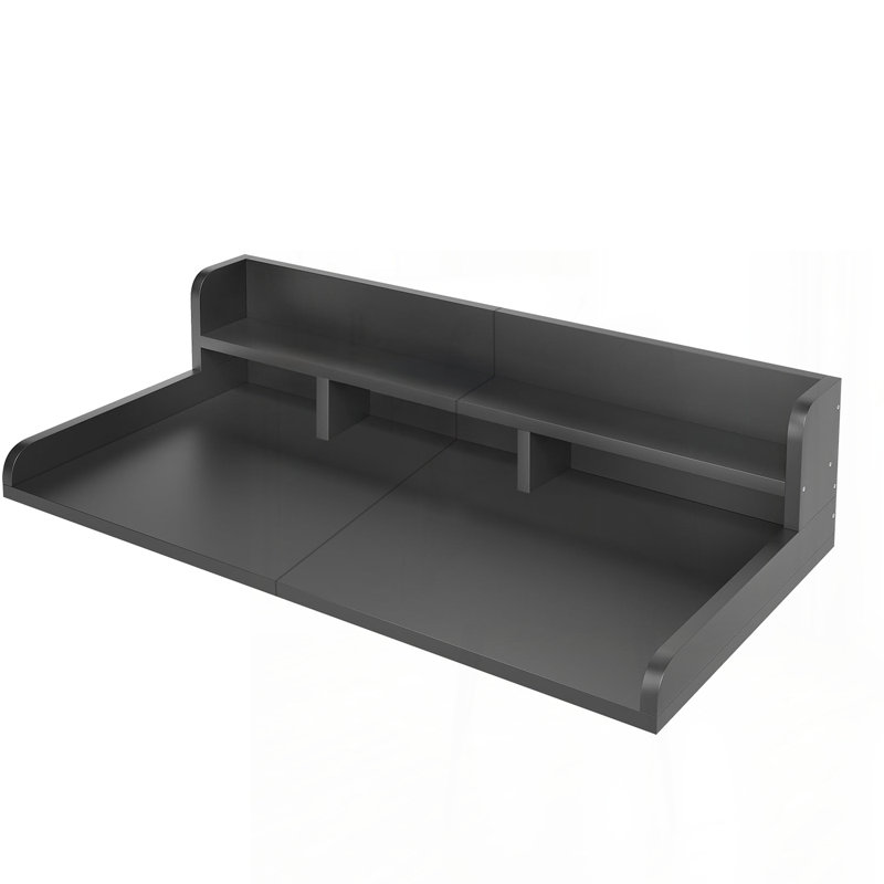 54" Washer Dryer Countertop with Storage, Black