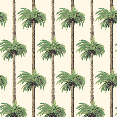 Retro Tiki Palm Trees - Wallpaper
