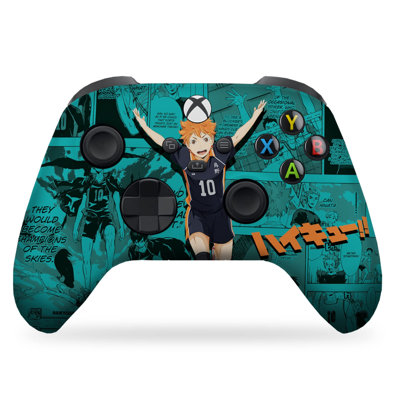 DreamController Haikyyuu Hinatta Personnalisé X-box contrôleur sans fil compatible avec X-Box One / Series X / S Fièrement personnalisé aux États-Unis avec impression HYDRO-DIP permanente (PAS JUSTE UNE PEAU) (MODDED)