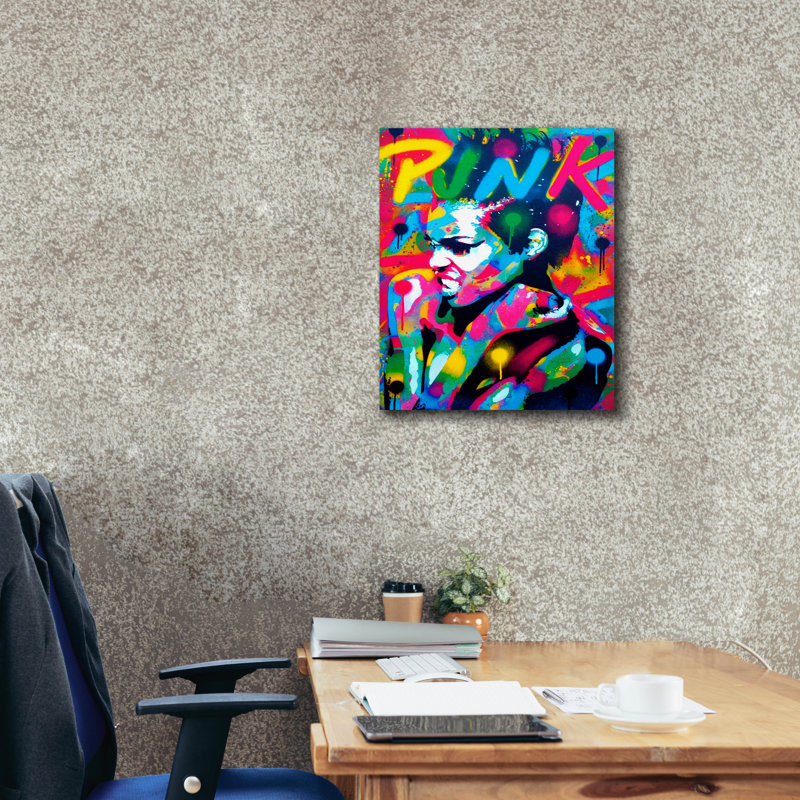 " Punk " by Abstract Graffiti, 24" H x 20" W x 0.75" D