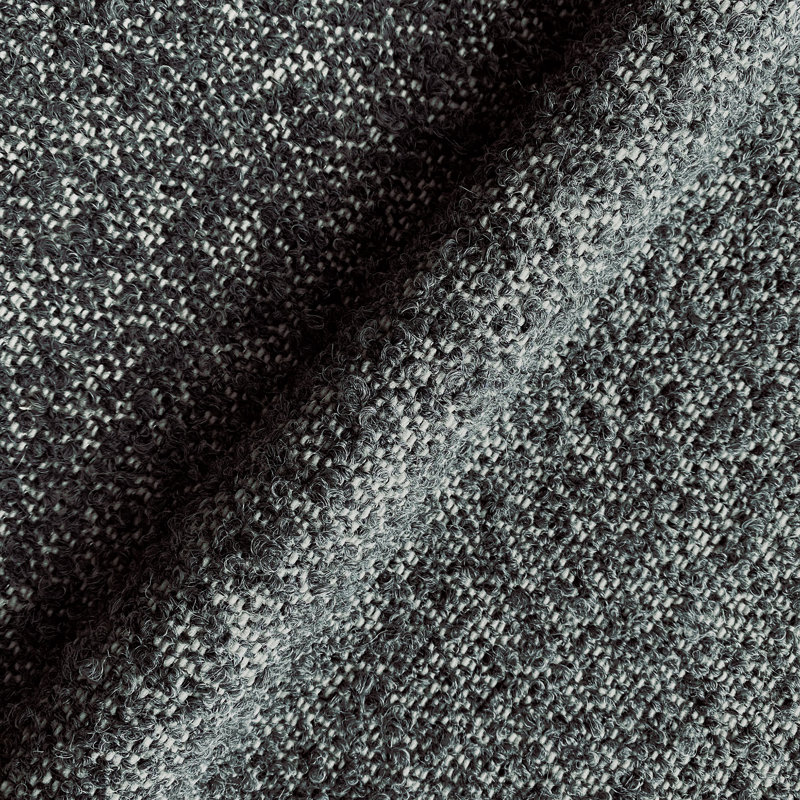 Boucle Marl Fabric, Charcoal