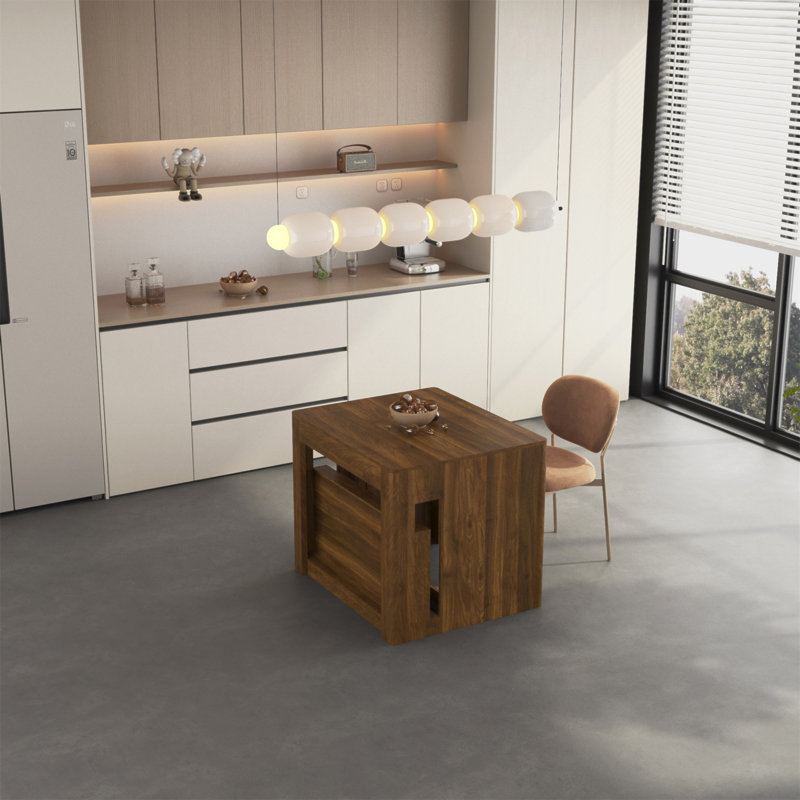 Table de salle à manger extensible pliable, console multifonctionnelle extensible en bois, meubles de salle de réunion, options de longueur de table, bois
