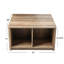 Table basse Radius avec 4 compartiments de rangement carrés