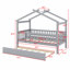 Lit maison avec lit gigogne-996531226