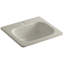 Tahoe Metal Rectangular Drop-In Bathroom Sink with Overflow-713316787-760275100